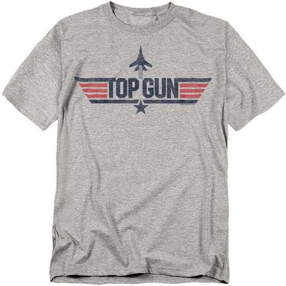 Top Gun T-Shirt Logo Grey Unisex Graphic Tee for Men & Women