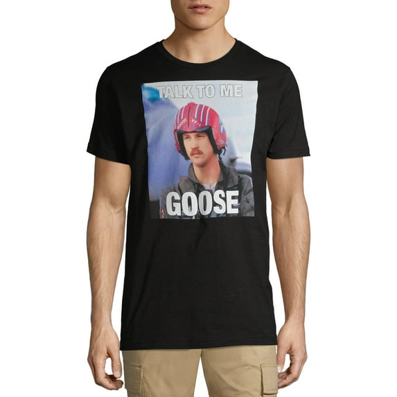 Top Gun Talk To Me Goose Men's and Big Men's Graphic T-shirt
