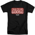 thumbnail image 1 of Top Gun Talk to me Goose Stamp Unisex Adult Tall T Shirt (2X-Large) Black, 1 of 4