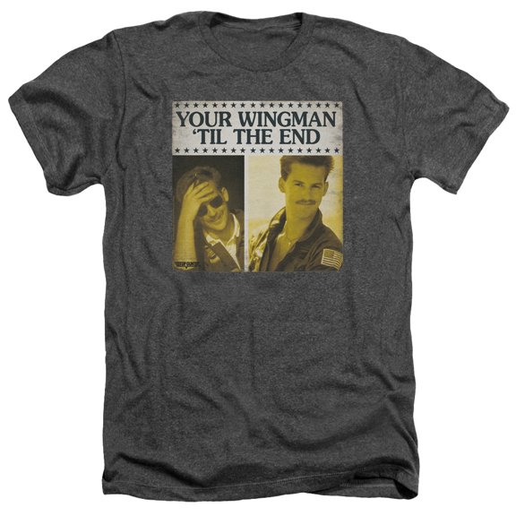 Top Gun - Til The End - Heather Short Sleeve Shirt - XXX-Large