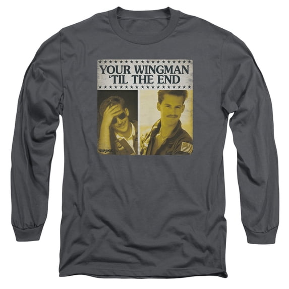 Top Gun - Til The End - Long Sleeve Shirt - Small