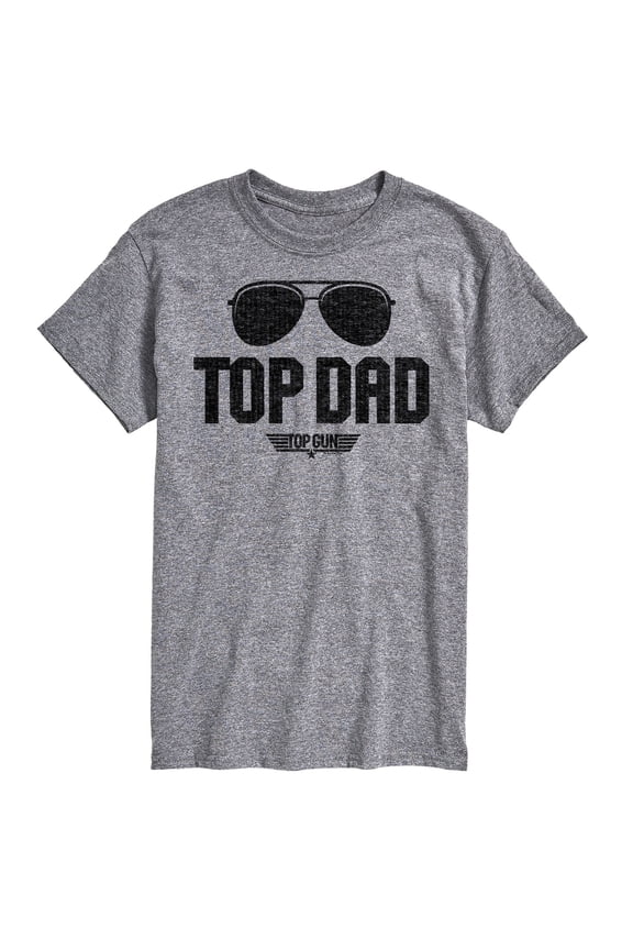 - Top Dad - Men's Short Sleeve Graphic T-Shirt