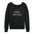 thumbnail image 1 of Top Gun - Top Gun Fighter Jet Logo - Women's Lightweight French Terry Long Sleeve Shirt, 1 of 5