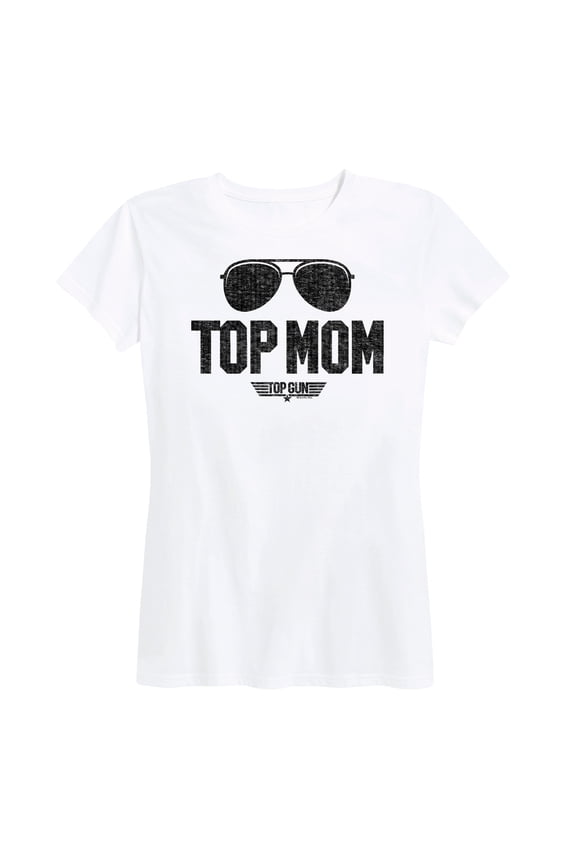 - Top Mom - Women's Short Sleeve Graphic T-Shirt