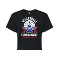 thumbnail image 1 of Top Gun - Volleyball Tournament - Juniors Cropped Cotton Blend T-Shirt, 1 of 5