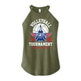 thumbnail image 1 of Top Gun - Volleyball Tournament - Juniors High Neck Tank Top, 1 of 5
