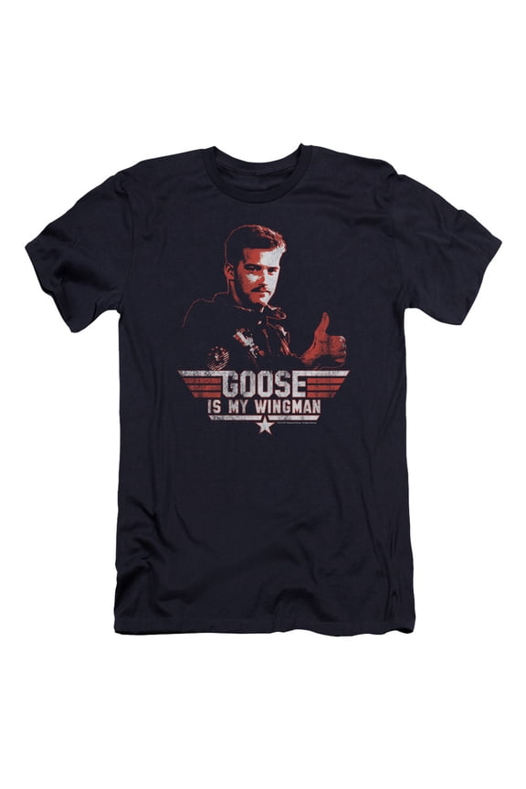 Top Gun - Wingman Goose - Premium Slim Fit Short Sleeve Shirt - Large