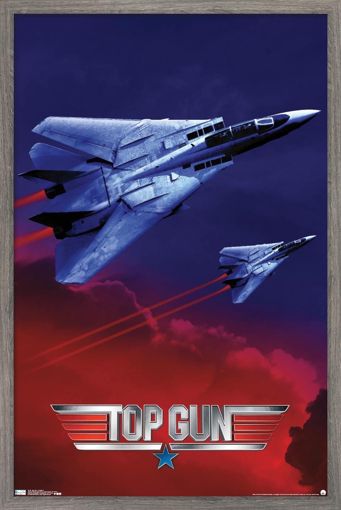 Top Gun - Wingman Wall Poster, 14.725" x 22.375" Framed