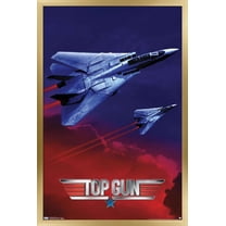 Top Gun - Wingman Wall Poster, 22.375" x 34", Framed