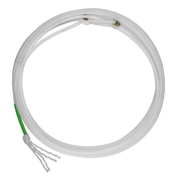 Top Hand Rope Company Pearl Snap 4-Strand Core Heel Rope Natural M