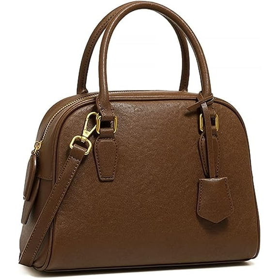 Top Handle Purses Crossbody Bag for Women, Genuine Leather Shoulder Satchel Bag with a strap, Luxury Handbag