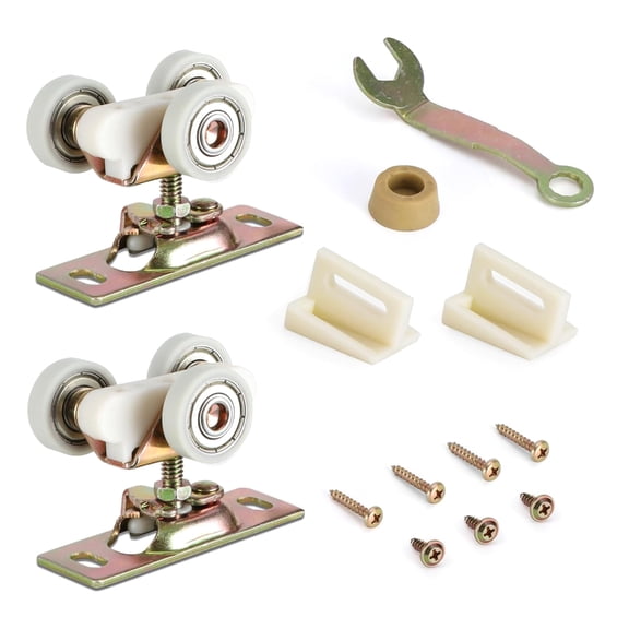 Top Hanger Rollers Wheel Door Hardware Hanging Wheel Sliding Door Accessories
