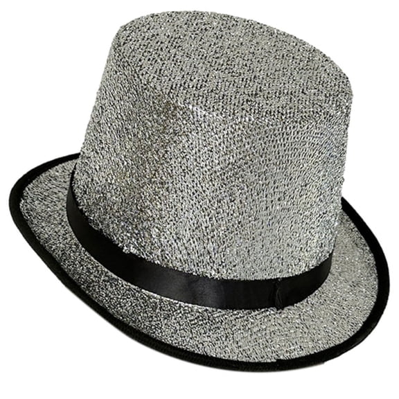 Top Hat Blingbling Fedora Hat Magician Hat for Celebration for Street Photograph