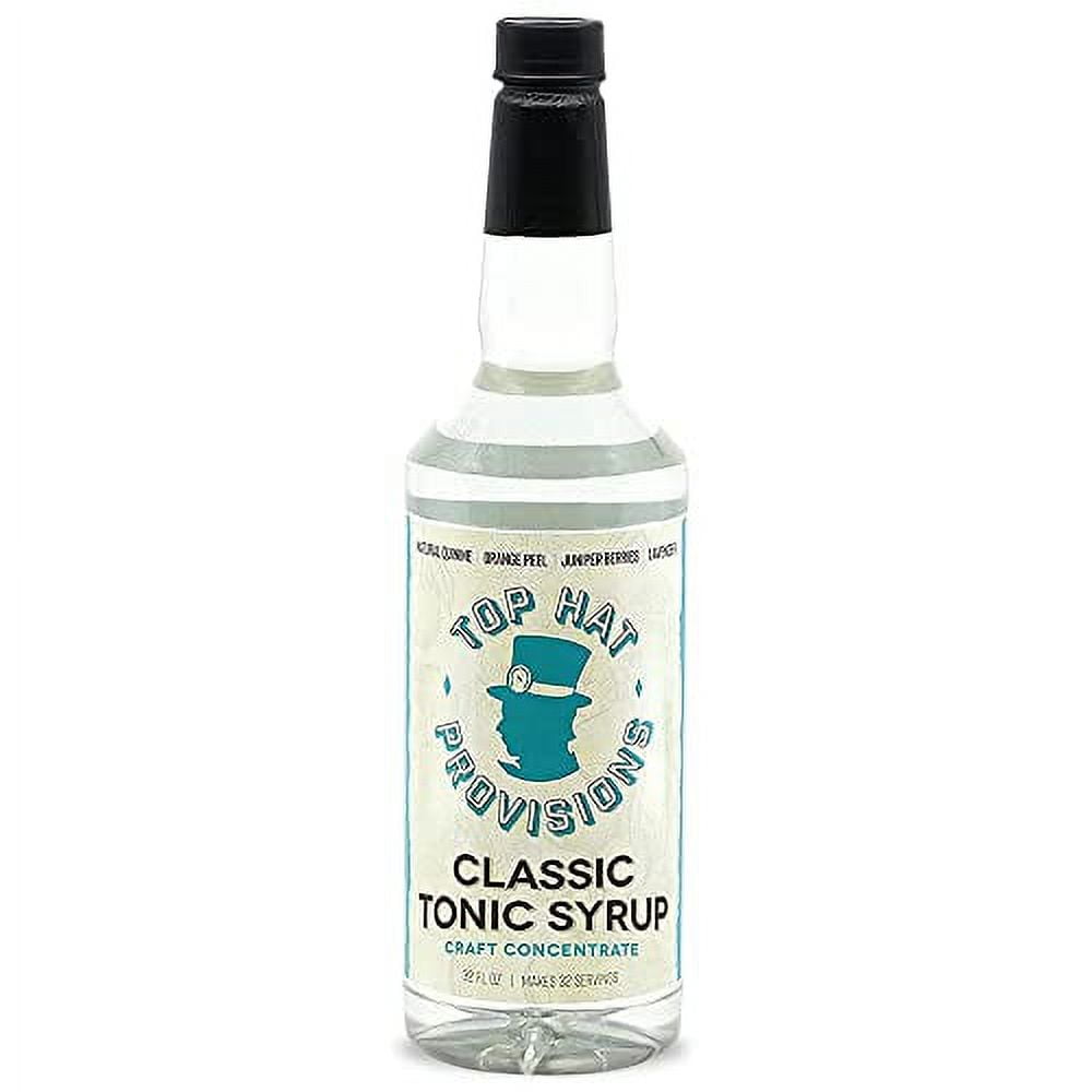 Top Hat Classic Tonic Syrup 5x Natural Quinine Concentrate 32oz