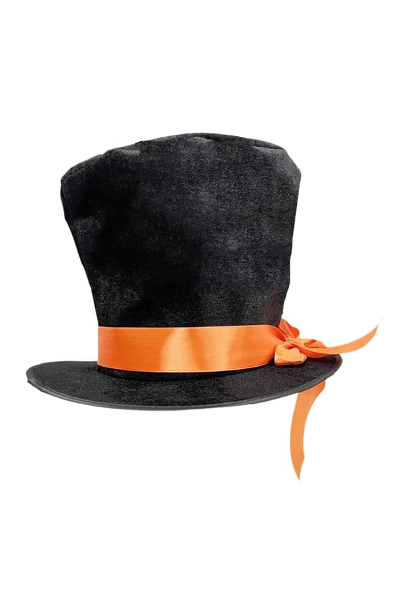 Top Hat Cowboy Hat Magician Hat Flannel Material Foldable Design for Men Women Party Stage Performance