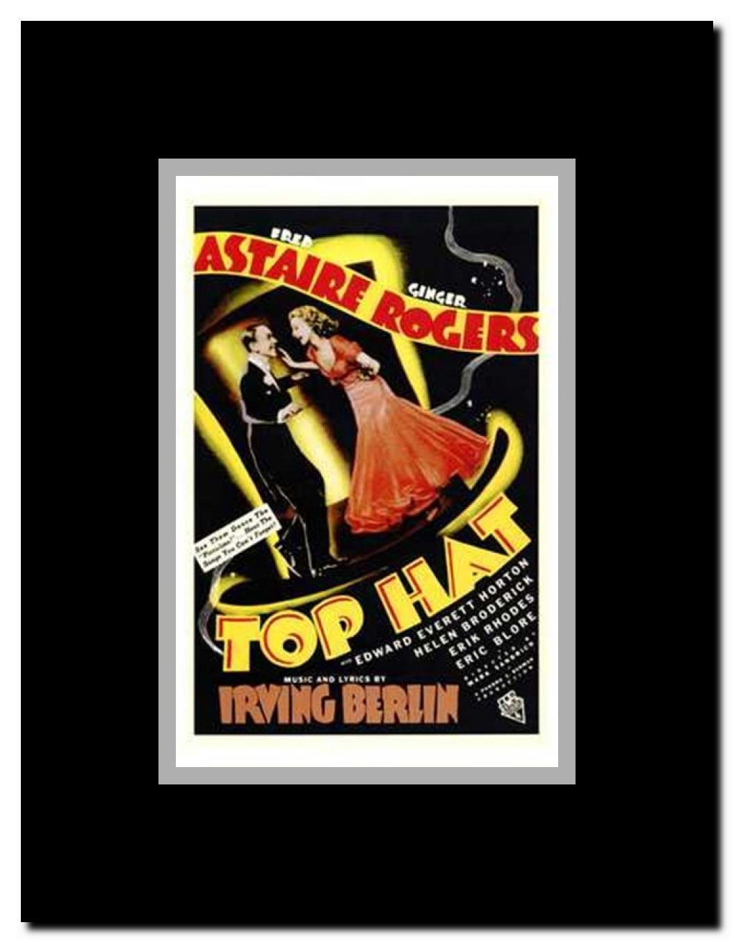 Top Hat Framed Movie Poster