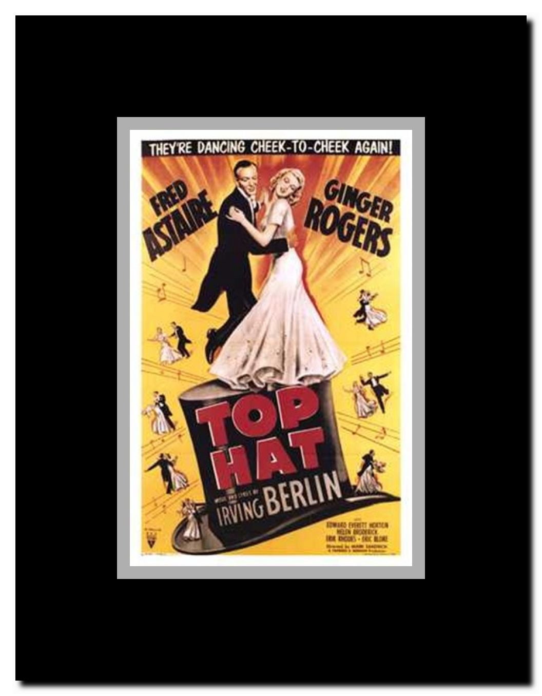 Top Hat Framed Movie Poster
