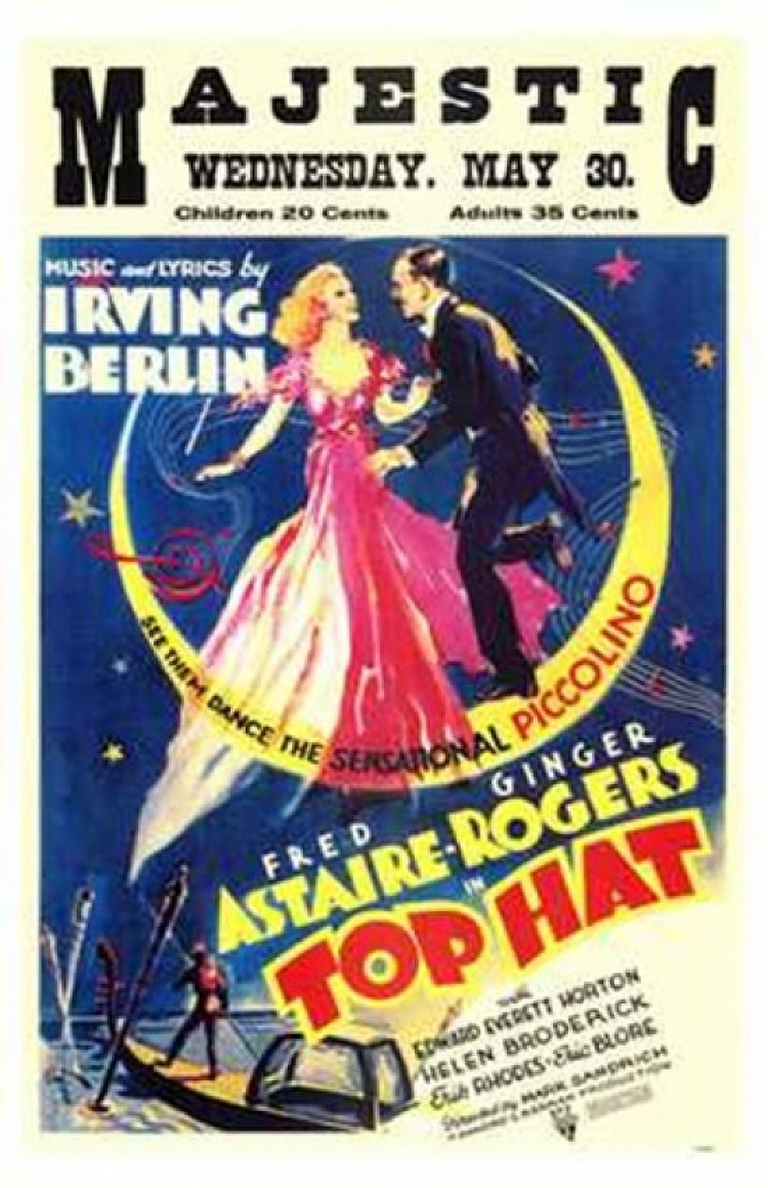 Top Hat Movie Poster (11 x 17)