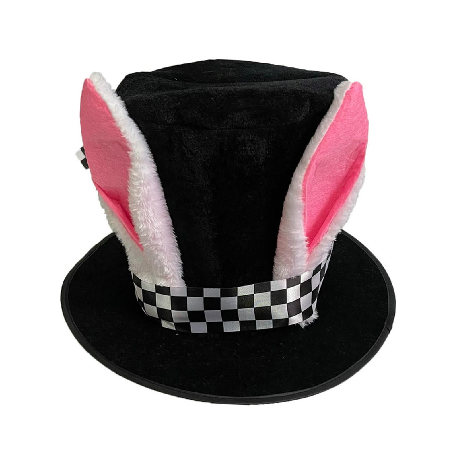 Top Hat Rabbits Ears Topper Headwear Easter Rabbit Costume for Cosplay