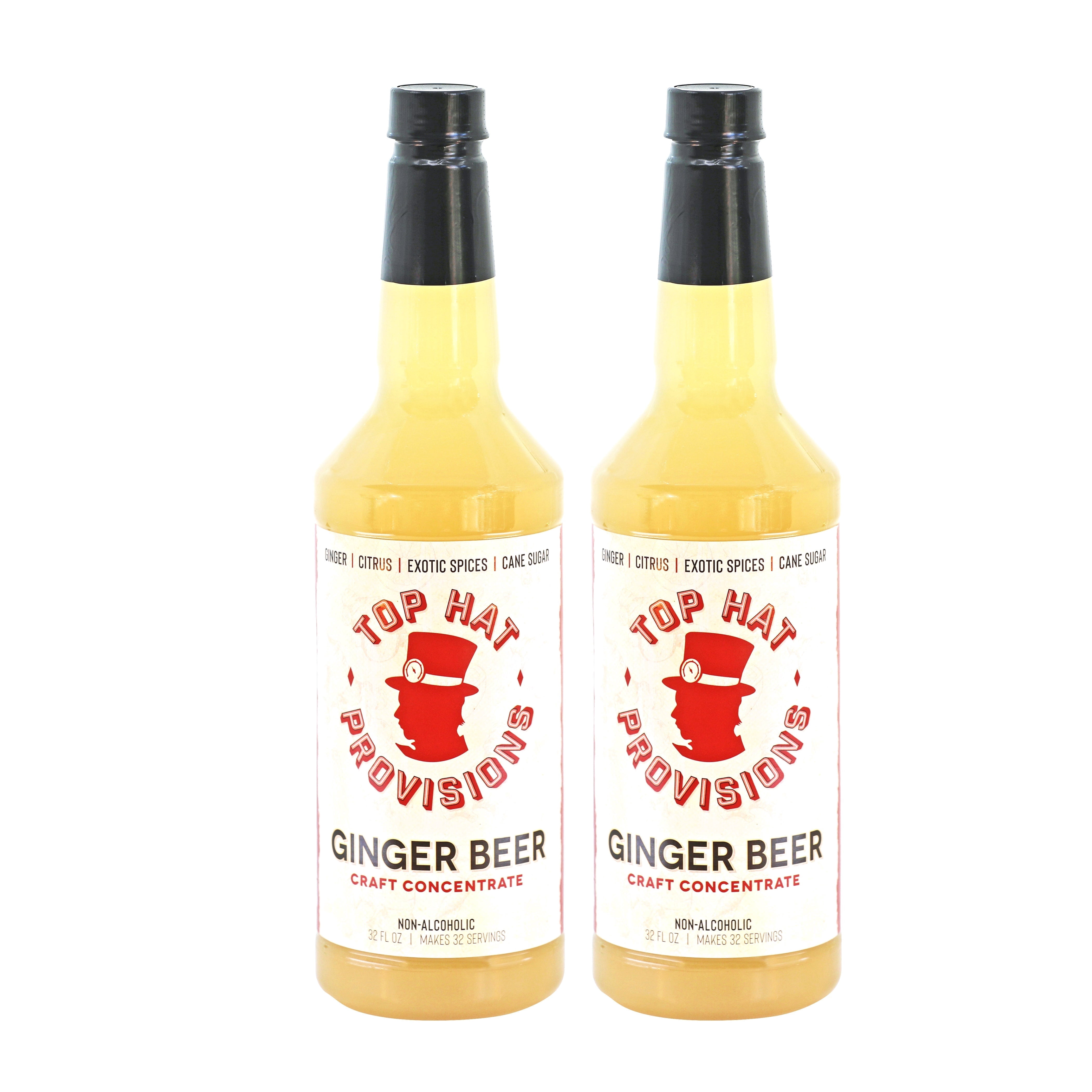 Top Hat Spicy Ginger Beer Syrup - Moscow Mule Mix - Ginger Shrub ...
