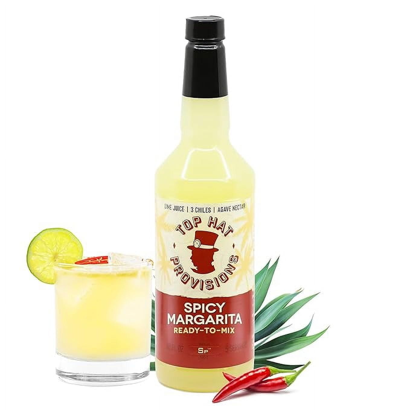 Top Hat Spicy Margarita Drink Mix - Made with 3 Chiles, Pineapple ...