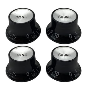 Top Hat Volume & Tone Knobs for Electric Guitars - Compatible with Gibson & Epiphone