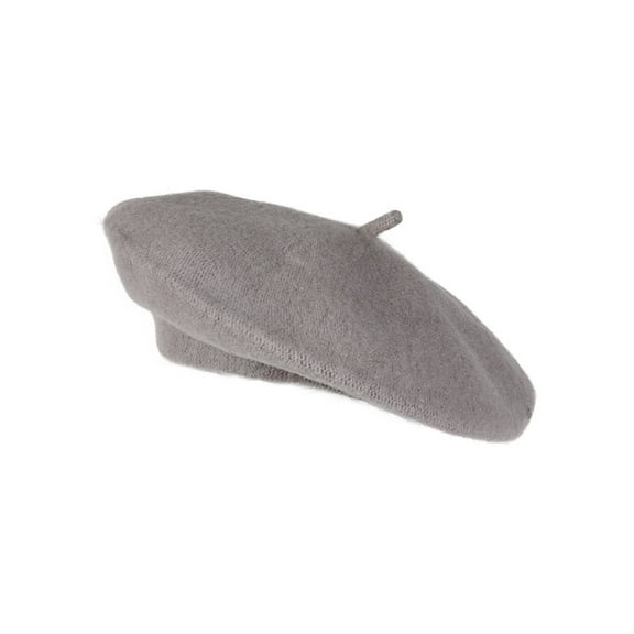 Top Headwear 100% Wool Fashion Beret, Heather Grey