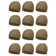 thumbnail image 1 of Top Headwear 12 pack lot Dozen Short Skull Cap Cuffless Beanies - Khaki, 1 of 3