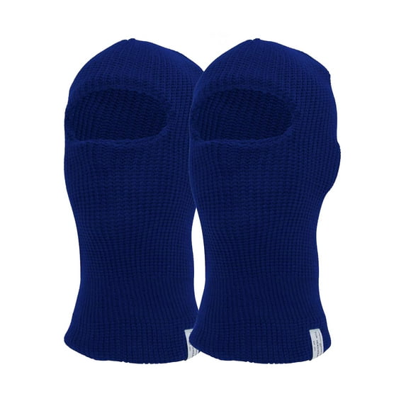 Top Headwear 2 Pack Face Ski Mask 1 Hole Balaclava, 2 PK Royal