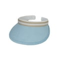 thumbnail image 1 of Top Headwear 2 Tone Cotton Clip On Visor 3 Inch Wide Brim, Lt Blue, 1 of 5