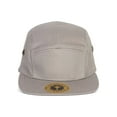 thumbnail image 1 of Top Headwear 5 Panel Adjustable Strap Closure with Vents - Grey, 1 of 3