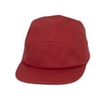 thumbnail image 1 of Top Headwear 5 Panel Hat For Men - Classic Canvas  Camper Cap, Berry Red, 1 of 4