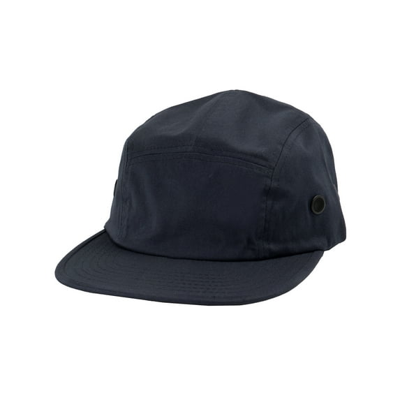 Top Headwear 5 Panel Twill Cap - Black