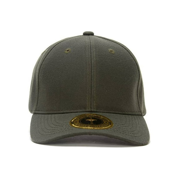 Top Headwear Adjustable Hook & Loop Baseball Cap - Grey