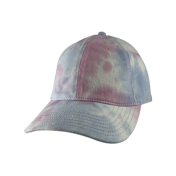 Top Headwear Adjustable Tie-Dyed Dad Hat - Cotton Candy
