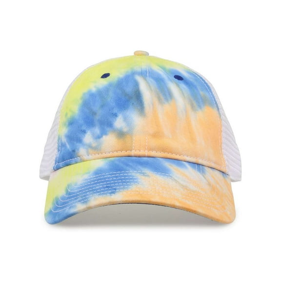 Top Headwear Adjustable Tie-Dyed Trucker Cap - Sunrise