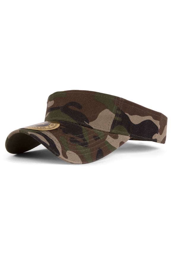 Top Headwear Adjustable Visor - Camo