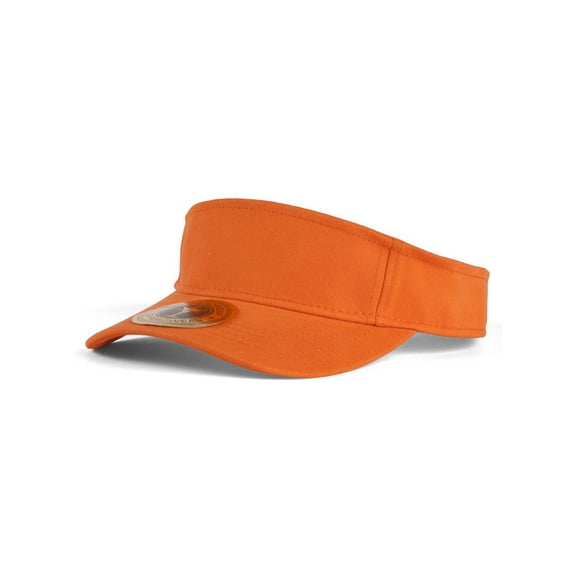 Top Headwear Adjustable Visor - Orange