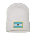 thumbnail image 1 of Top Headwear Argentina Beanie -  Mens Womens Long Winter Cuff Beanie Cap, White, 1 of 2