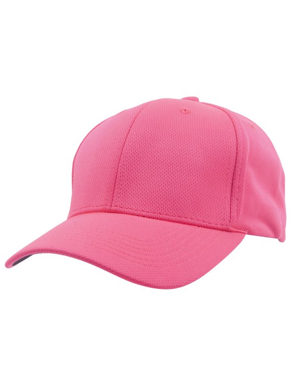Top Headwear Athletic Moisture Wicking Adjustable Baseball Hat - Pink