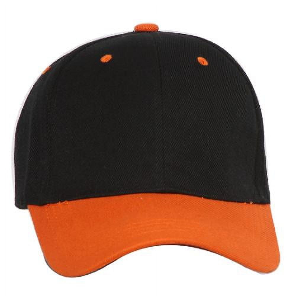 Orange and black baseball hats sales