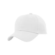 Top Headwear Blank Kids Youth Baseball Adjustable Hook and Loop Closure Hat White