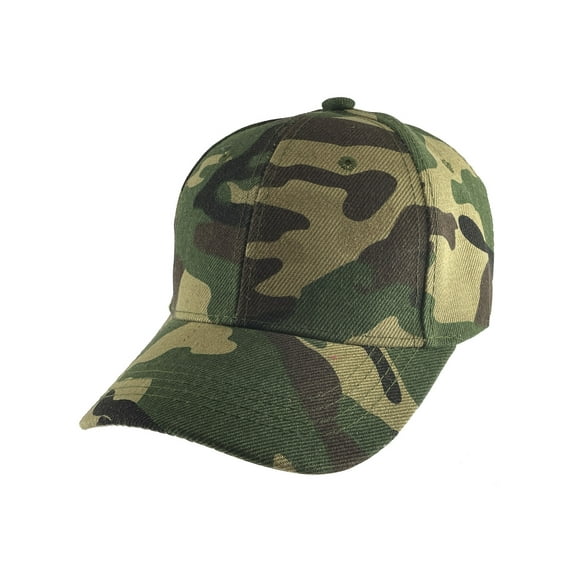 Top Headwear Blank Kids Youth Baseball Hat, Camo