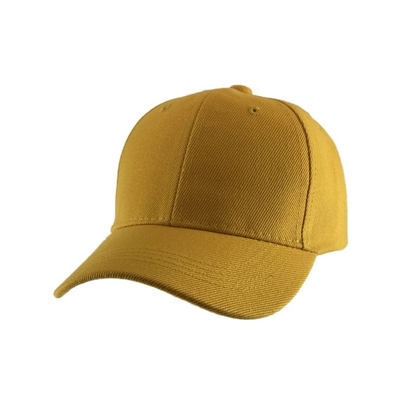 Top Headwear Blank Kids Youth Baseball Hat, Gold