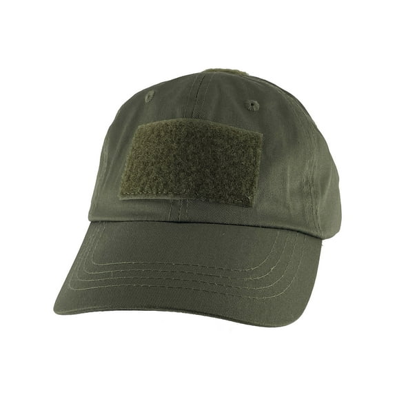 Top Headwear Blank Patch Adjustable Baseball Cap - Olive