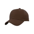 thumbnail image 1 of Top Headwear Blank Youth Baseball Adjustable Hook and Loop Hat - Brown, 1 of 5