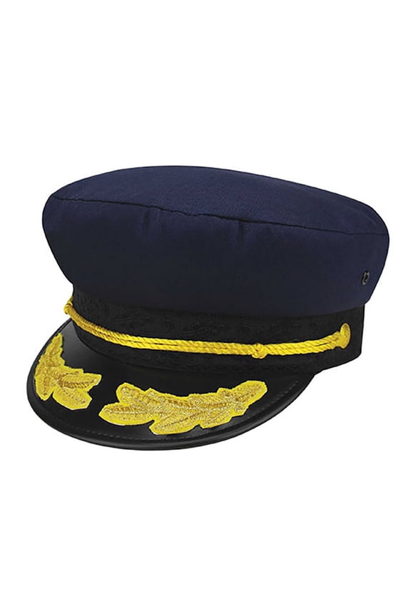 Top Headwear Boat Captain Hat - Navy