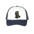 thumbnail image 1 of Top Headwear Boys Girls T-Rex Dinosaur Hat - Youth Dino Skeleton Snapback Trucker Cap, Navy/White, 1 of 2