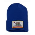 thumbnail image 1 of Top Headwear California Cali Beanie - Men's Womens Long Winter Cuff Beanie Cap, Royal, 1 of 2