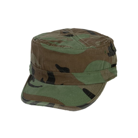 Top Headwear Camo Army Cadet Cap - Military Patrol Duck Hunting Hat Camouflauge
